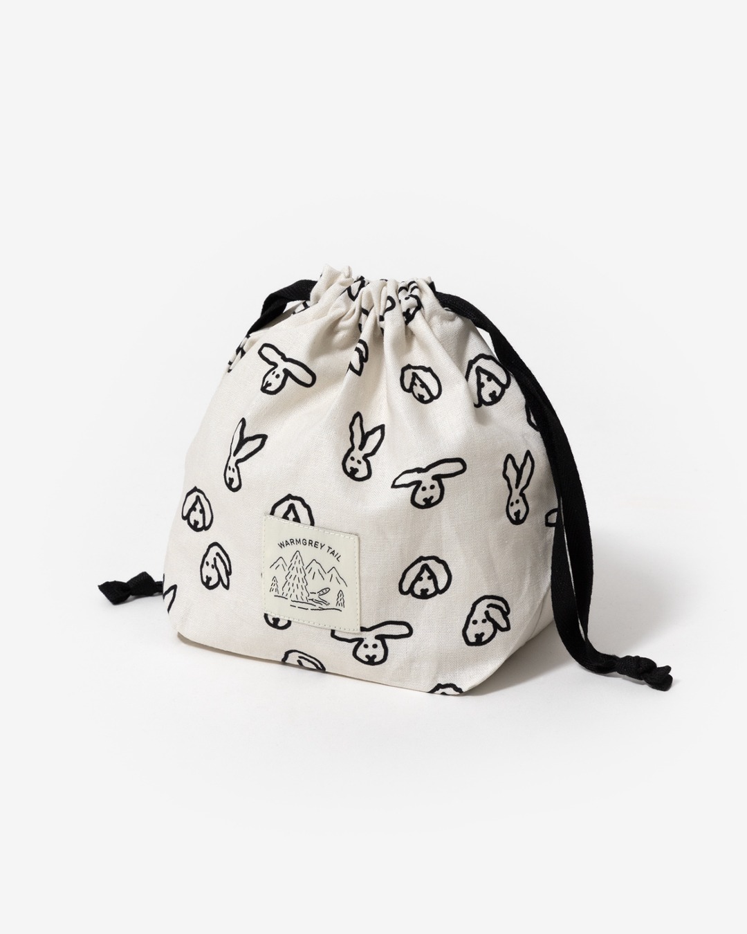 BUNNY BUNNY STRING POUCH - IVORY